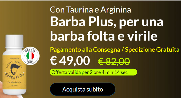 Barba Plus prezzo