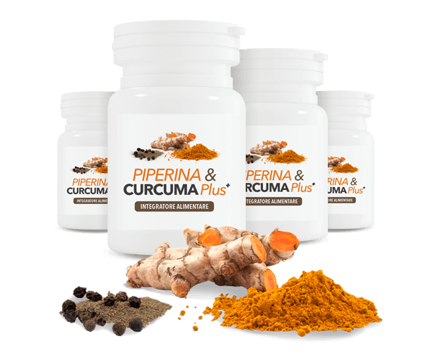 Piperina e Curcuma Plus 4X1