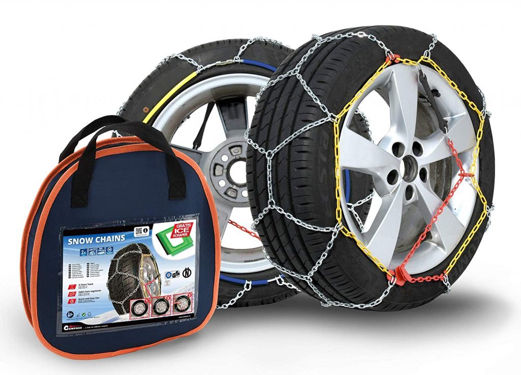Gruppo 14 Catene da neve 9 mm per CITROEN C-CROSSER pneumatici 235//55//18