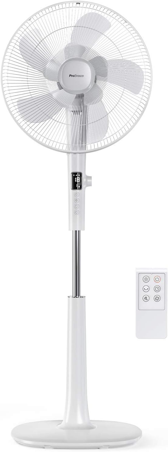 1. Pro Breeze Ventilatore a Piantana DC 40 cm a Doppie Lame 1. Pro Breeze Ventilatore a Piantana DC 40 cm a Doppie Lame